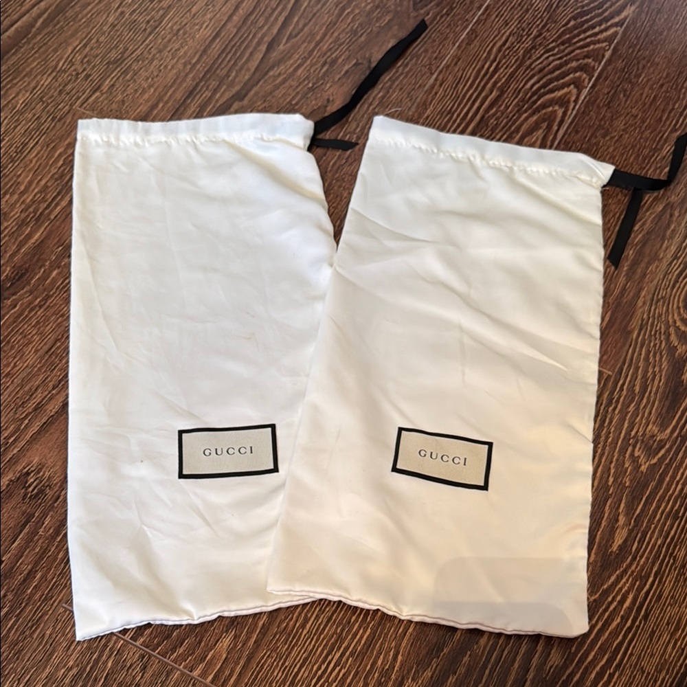 Gucci White Storage Bags